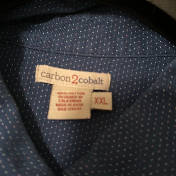 Carbon 2 Cobalt Blue Button Down - Picture 5 of 7